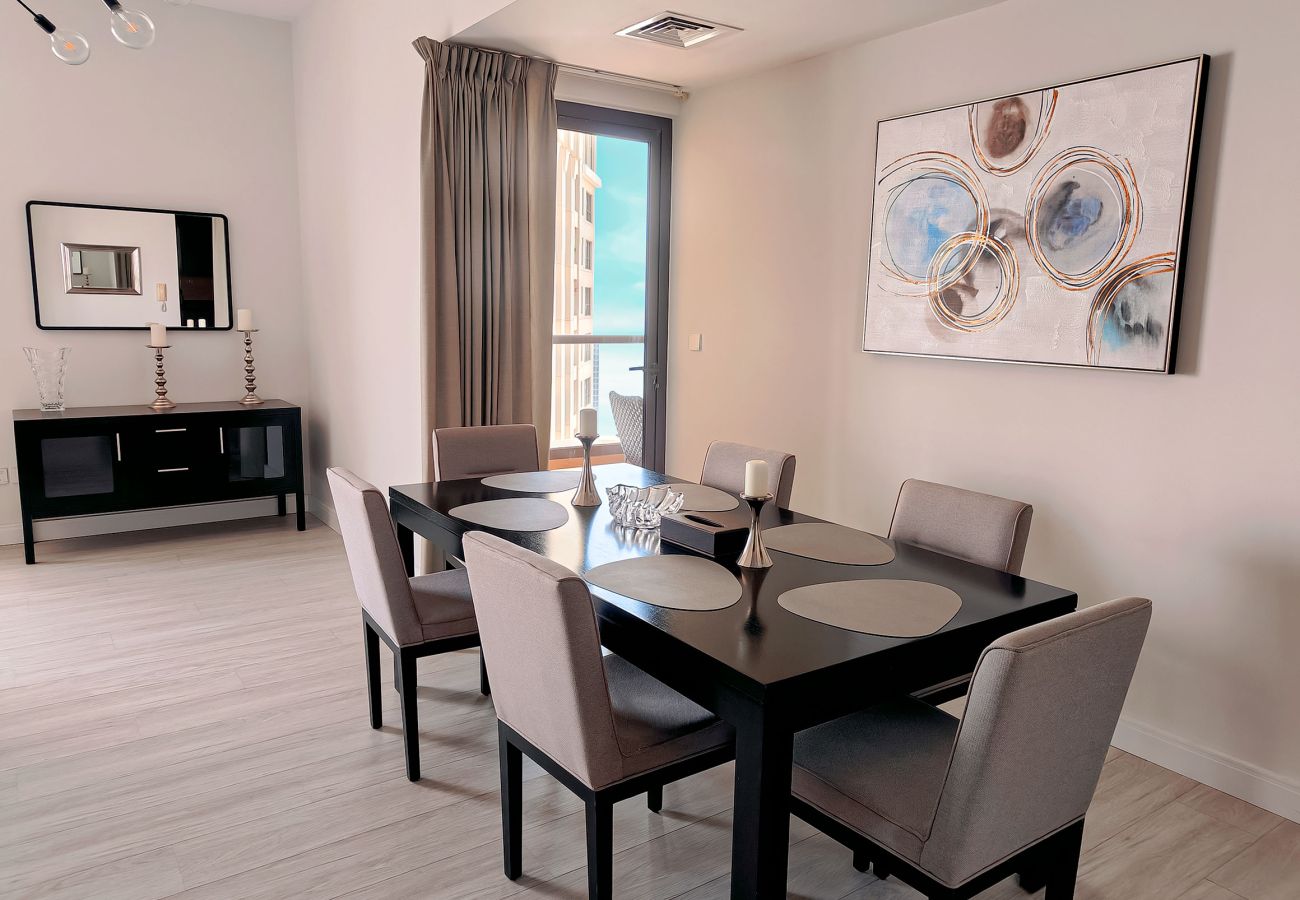 Apartment in Dubai - Stunning JBR beach & Dubai Eye views from Bed