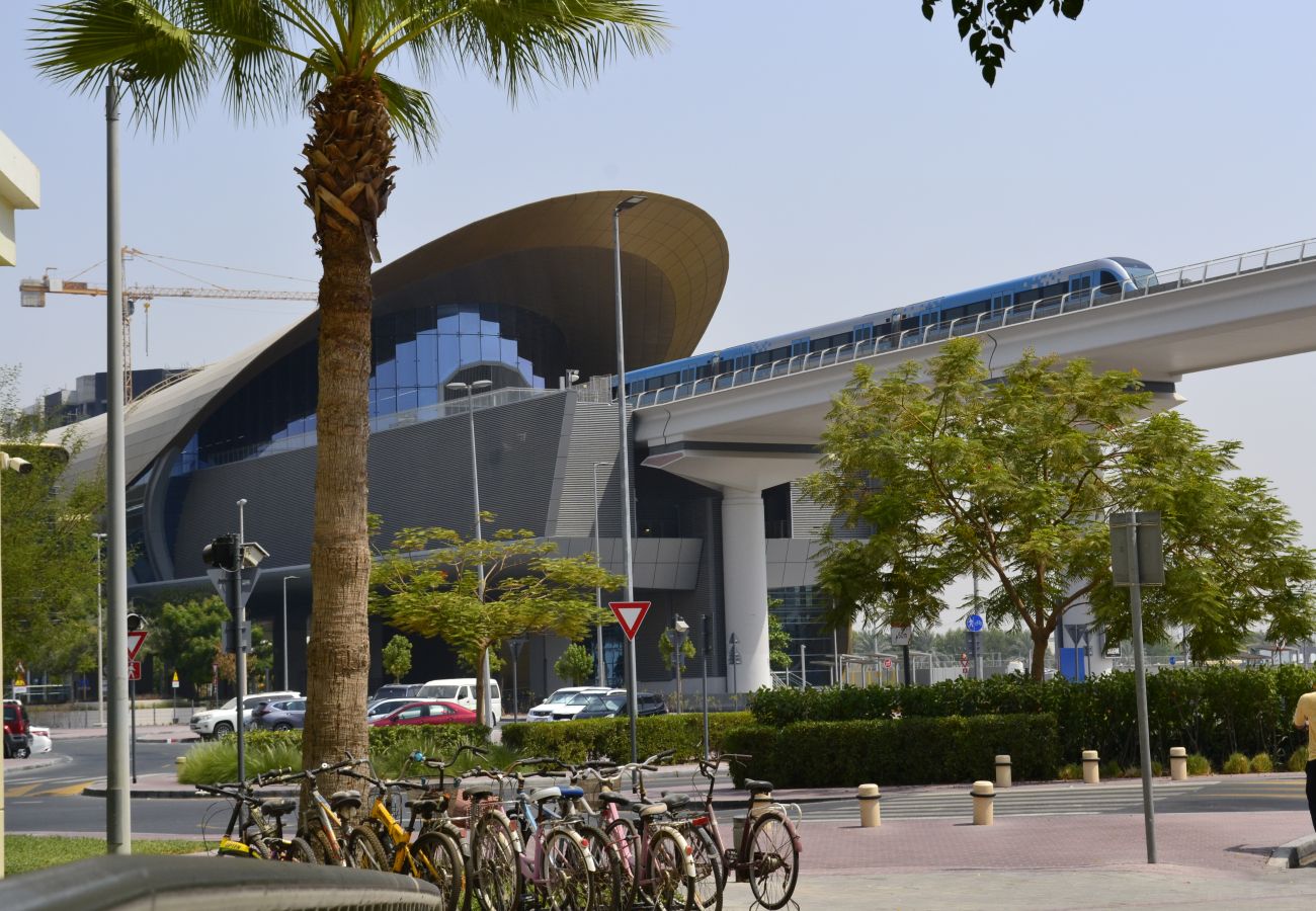 Studio in Dubai - Studio near by Furjan Metro Station 1 (5 min walk)