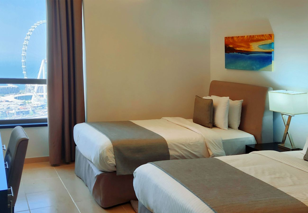 Apartment in Dubai - Enjoy the JBR beach  Dubai Eye view at 38th floor